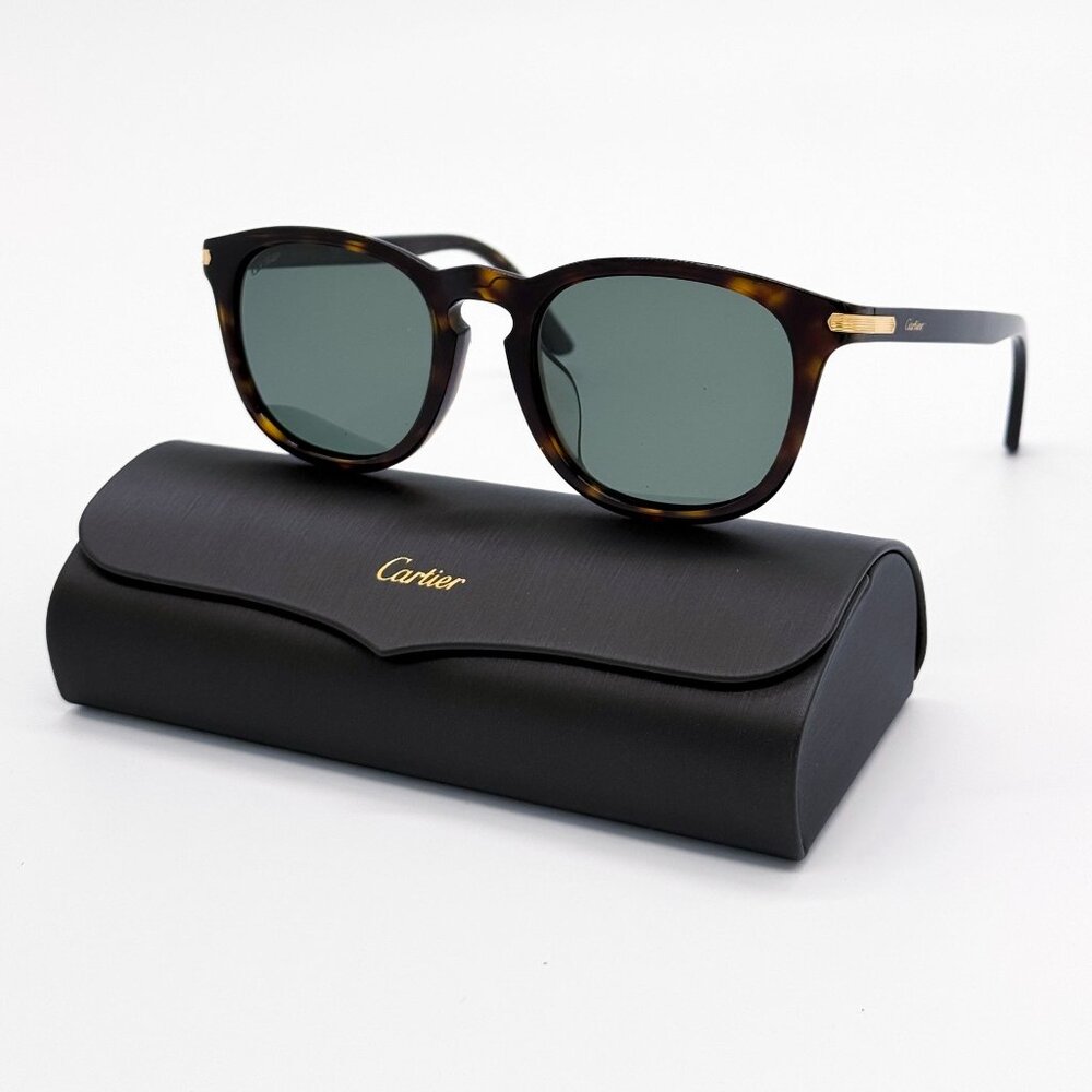 NEW CARTIER CT0011SA 002 HAVANA UNISEX SUNGLASSES CARTIER